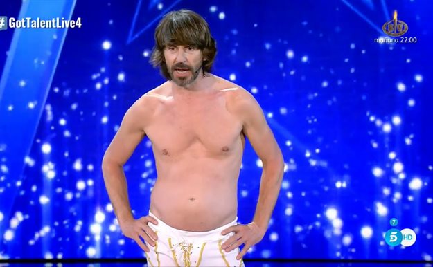 'Got Talent': Santi Millán ¡vuelve a desnudarse!