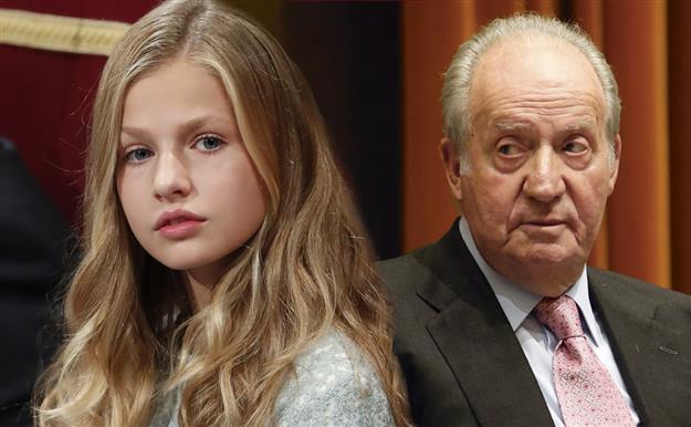 Leonor consigue decepcionar a su abuelo, el rey Juan Carlos 