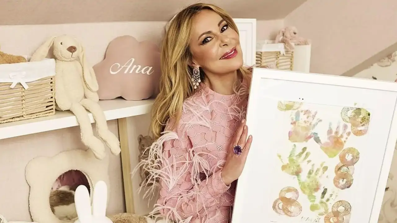Ana Obregón enseña, por fin, el cuarto que ha decorado para su nieta Ana Sandra: con papel pintado 'de cuento' y homenaje a su padre Aless